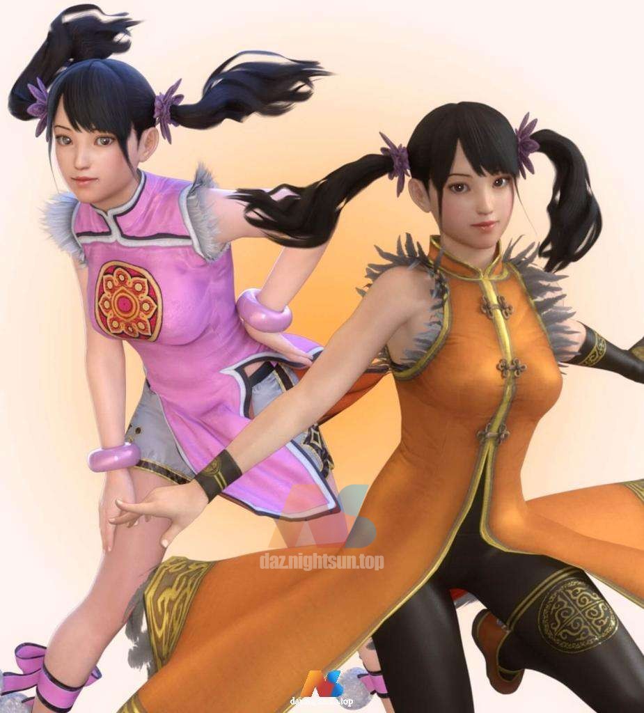 [daz服装] Ling Xiaoyu Outfits for G8F