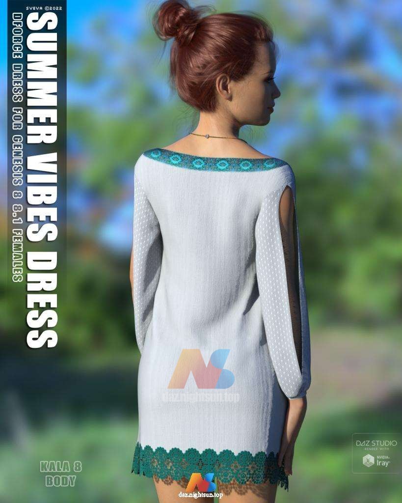 图片[4]-[daz服装] dForce Summer Vibes Dress for Genesis 8 & 8.1 Females-DAZ爱好者