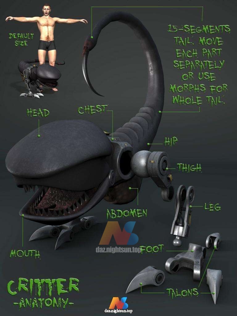 [daz角色] Critter-DAZ爱好者