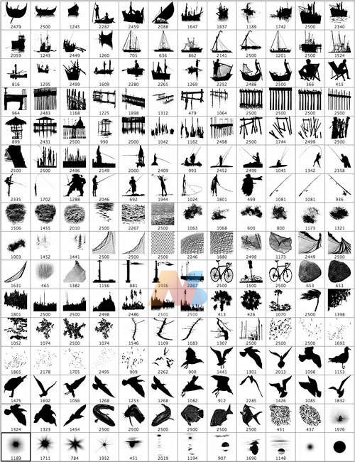 图片[2]-[daz画笔] GNBD Fishing Brushes-DAZ爱好者