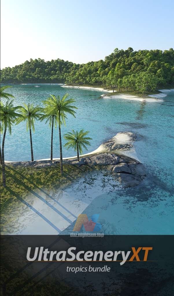 [daz环境] UltraSceneryXT – Tropics Bundle-DAZ爱好者