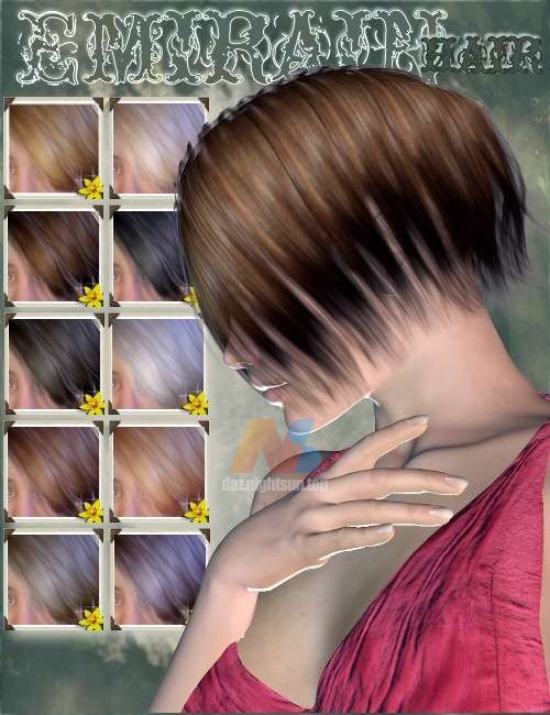 图片[2]-[daz发型] Emirain Hair-DAZ爱好者