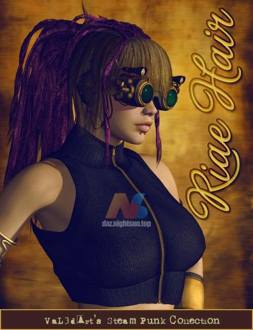 [daz服装] Riae Hair