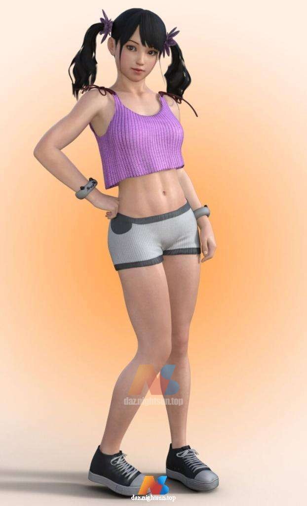 [daz服装] Ling Xiaoyu Panda Outfit For G8F-DAZ爱好者