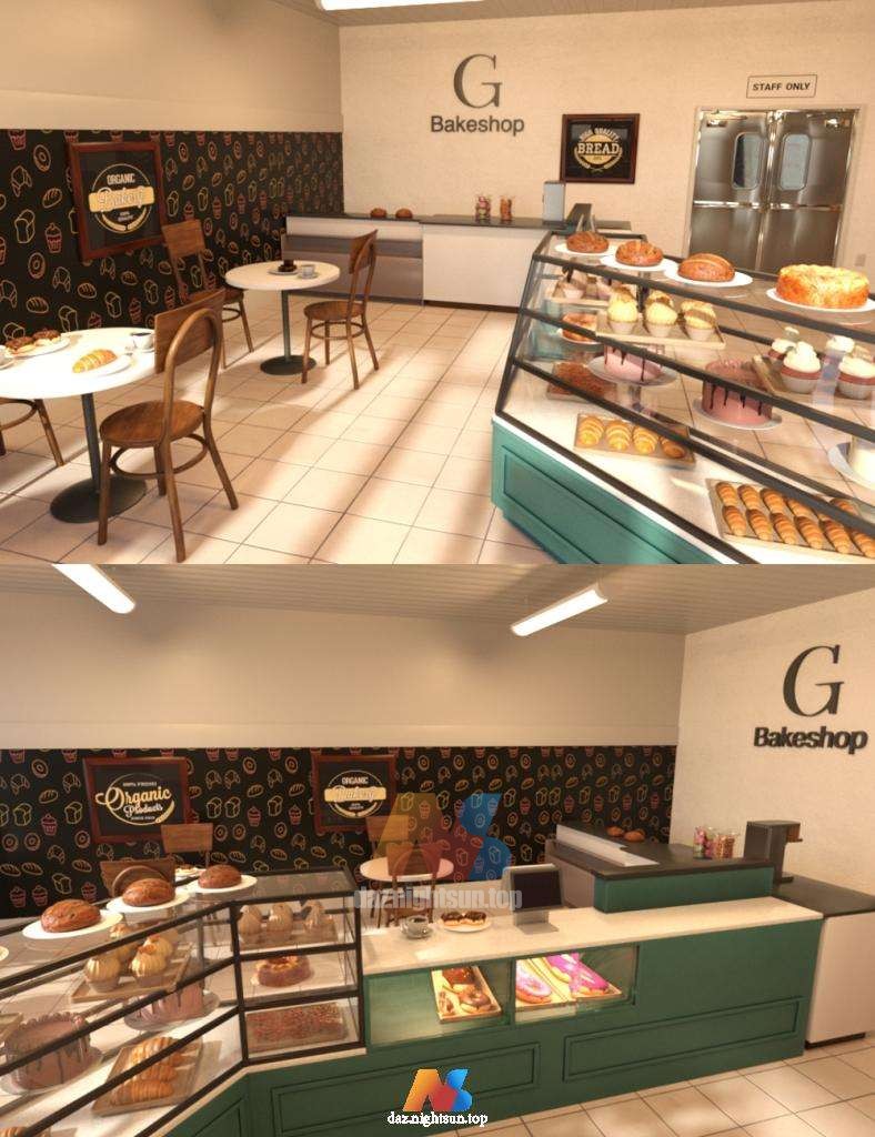 [daz场景] FG 面包店-DAZ爱好者