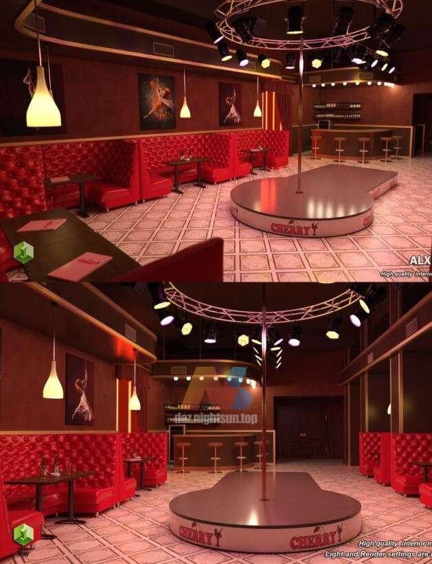 [daz场景] ALX Night Club-DAZ爱好者