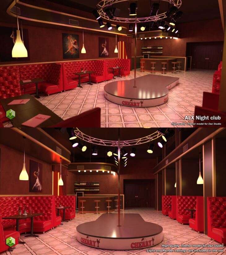 [daz场景] ALX Night Club