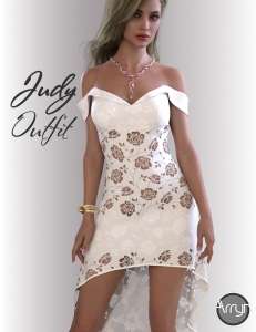[daz服装] dForce Judy Outfit for Genesis 8 and 8.1 Females-DAZ爱好者