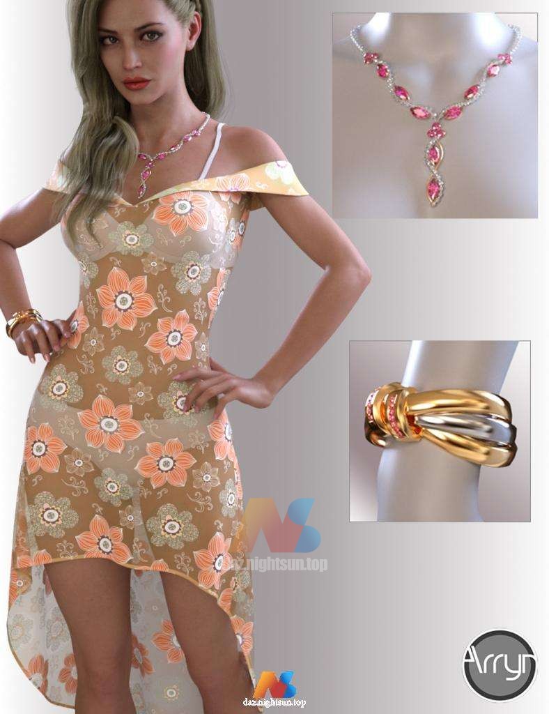 [daz服装] dForce Judy Outfit for Genesis 8 and 8.1 Females