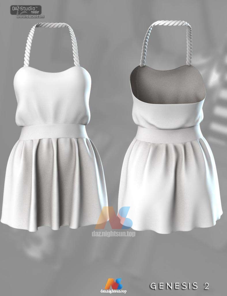 图片[2]-[daz服装] Seana Dress for Genesis 2 Female(s)-DAZ爱好者