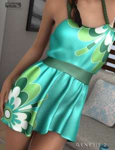 [daz服装] Seana Dress for Genesis 2 Female(s)-DAZ爱好者