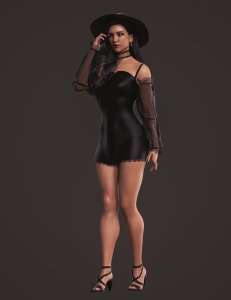 图片[3]-[daz服装] dForce Halloween Witch Outfit for Genesis 8 and 8.1 Females-DAZ爱好者