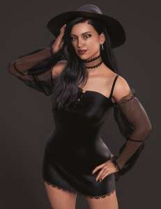 [daz服装] dForce Halloween Witch Outfit for Genesis 8 and 8.1 Females-DAZ爱好者