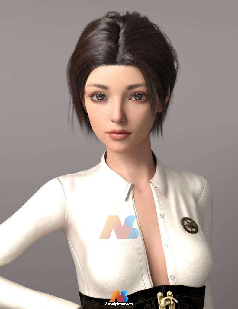 [daz角色] Lun and Lun Hair for Genesis 8.1 Female-DAZ爱好者