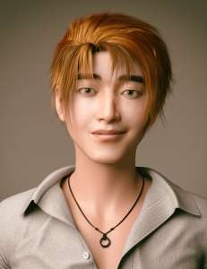 [daz角色] GN Jun Jie HD for Genesis 8.1 Males-DAZ爱好者