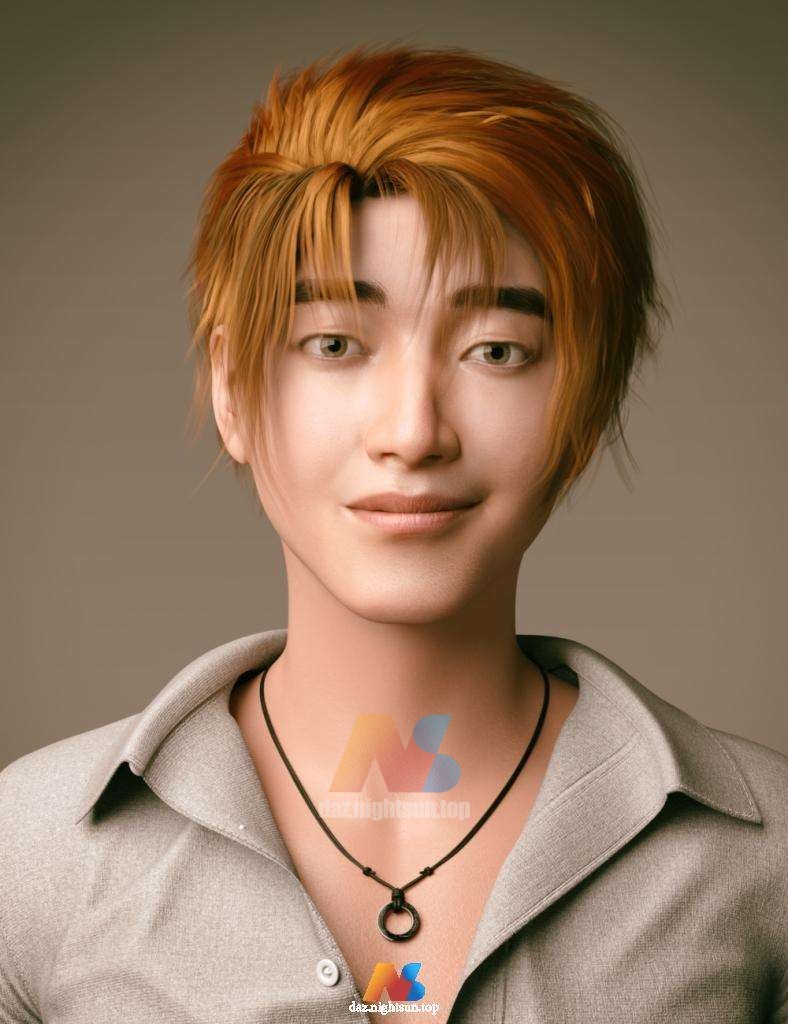 [daz角色] GN Jun Jie HD for Genesis 8.1 Males-DAZ爱好者