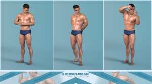图片[8]-[daz姿势] Z Muscleman Shape Preset and Poses for Genesis 8 Male-DAZ爱好者