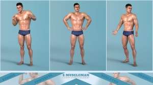 图片[6]-[daz姿势] Z Muscleman Shape Preset and Poses for Genesis 8 Male-DAZ爱好者