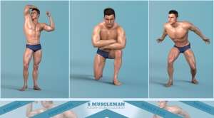 图片[5]-[daz姿势] Z Muscleman Shape Preset and Poses for Genesis 8 Male-DAZ爱好者