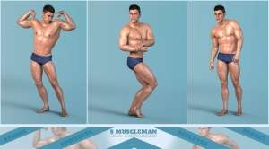 图片[3]-[daz姿势] Z Muscleman Shape Preset and Poses for Genesis 8 Male-DAZ爱好者