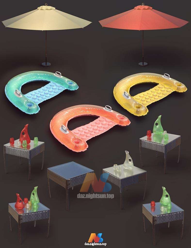 图片[2]-[daz姿势] Beach Vacation Bikinis Props and Poses-DAZ爱好者