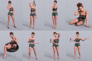 图片[4]-[daz姿势] Z Tipsy and Hungover for Genesis 9 and 8-DAZ爱好者