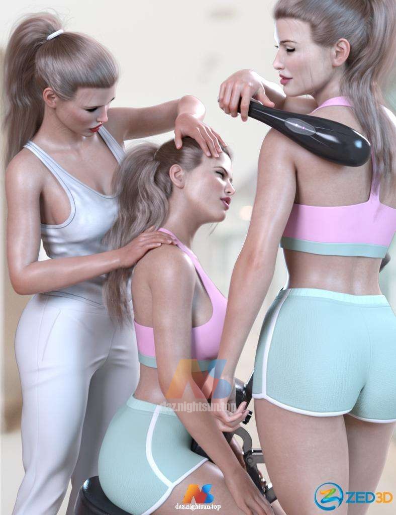 [daz姿势] Z Massage Equipment and Poses for Genesis 8-DAZ爱好者