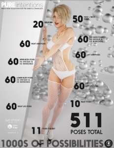 [daz姿势] i13 PURE INTENTIONS Pose-DAZ爱好者