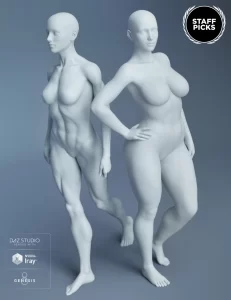 [daz变形] Genesis 8 Female Body Morphs-DAZ爱好者