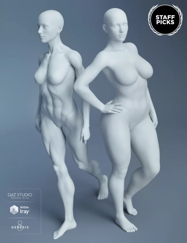 [daz变形] Genesis 8 Female Body Morphs-DAZ爱好者