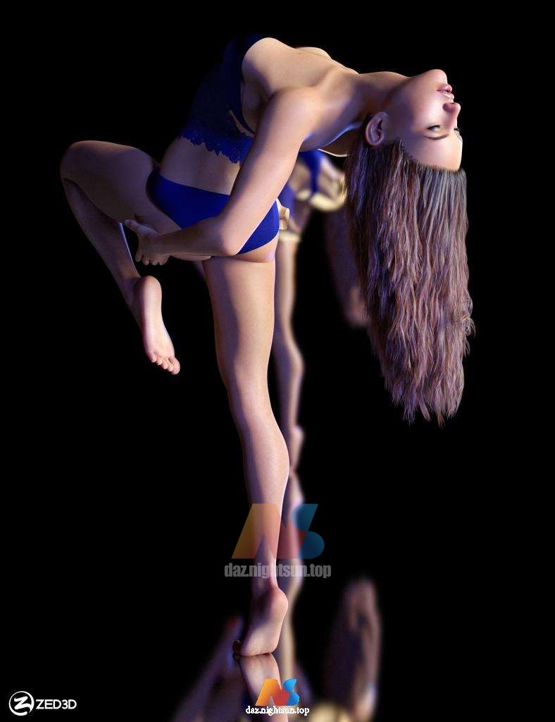 [daz姿势] Z Gymnast Beauty Shape and Pose Mega Set for Genesis 8 and 8.1 Female-DAZ爱好者