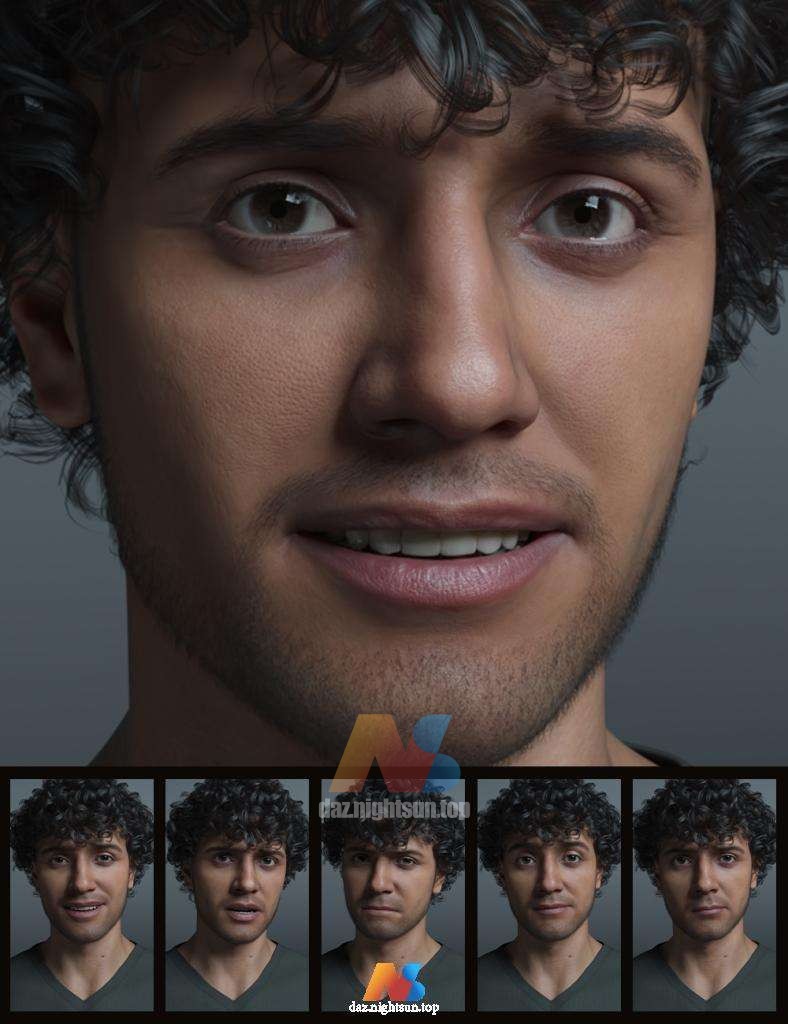 [daz表情] The Expression Collection for Michael 9-DAZ爱好者