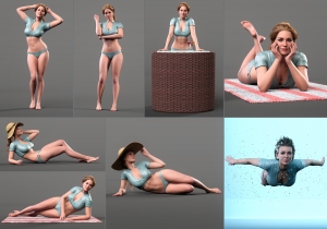 图片[5]-[daz姿势] Z Fun Summer Time for Genesis 9-DAZ爱好者