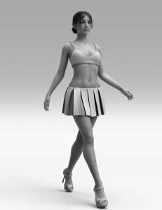 图片[4]-[daz动画] Walk Feminine for Fashion Shows for Genesis 8 and 8.1 Females-DAZ爱好者