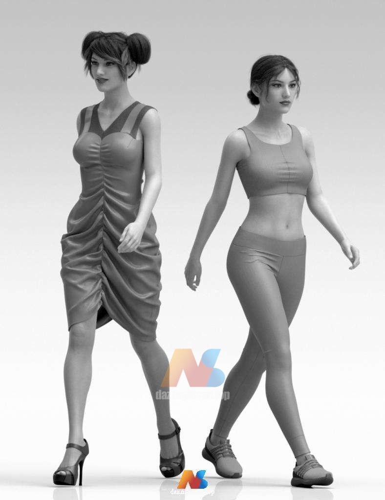 [daz动画] Catwalk Animations for Clothes Presentation for Genesis 8 and 8.1 Female-DAZ爱好者