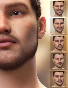 [daz表情] Big Expressive 8.1 for Genesis 8.1 Male-DAZ爱好者