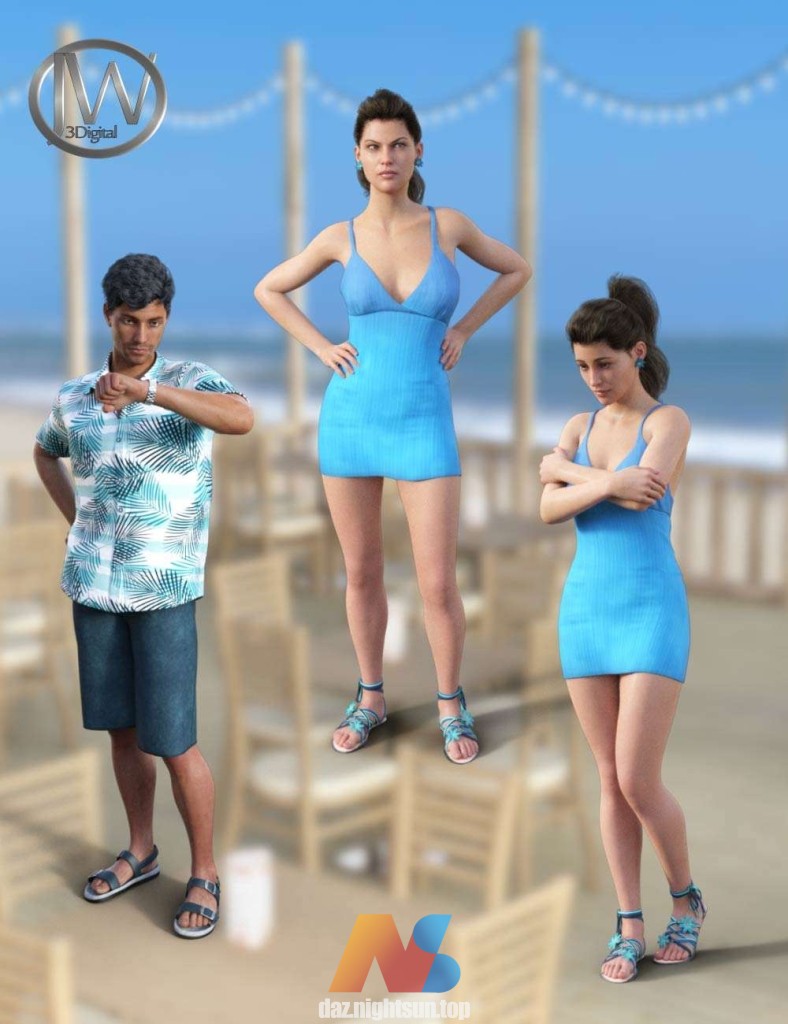 [daz姿势] JW Standing Poses for Genesis 8-DAZ爱好者