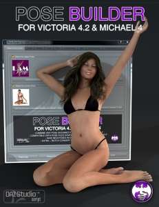 [daz插件] Pose Builder for Victoria 4.2 and Michael 4-DAZ爱好者