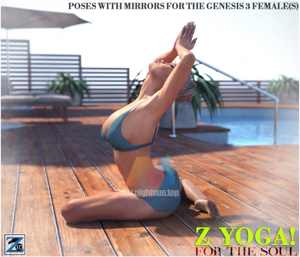 [daz姿势] Z Yoga For The Soul – Poses for Genesis 3 Female(s)