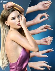 [daz姿势] Z Hands of Beauty for Genesis 8 and 8.1 Female-DAZ爱好者