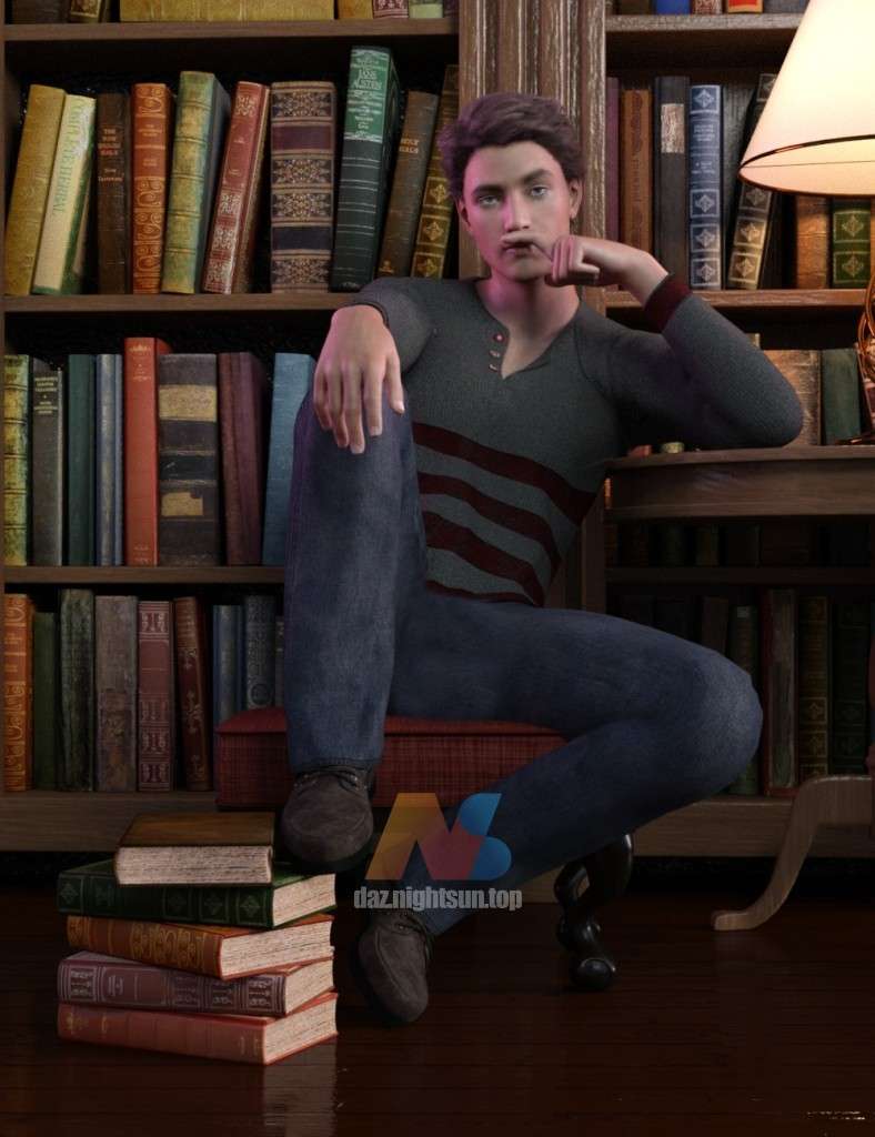 [daz姿势] Sitting Poses for Genesis 8 Male