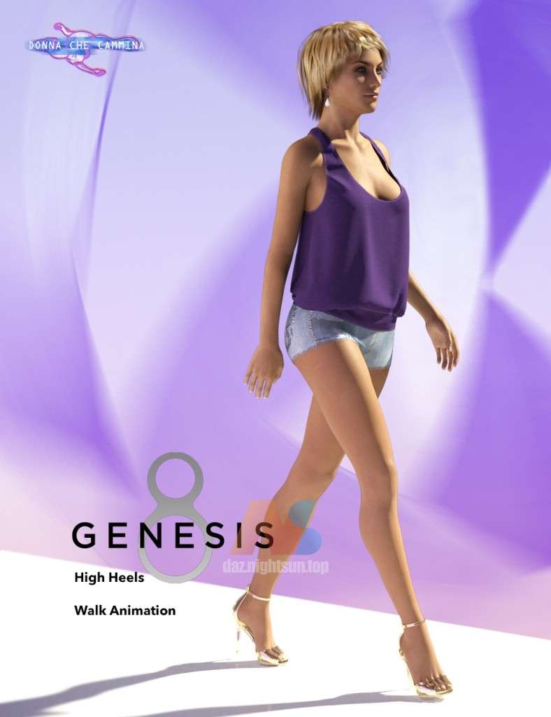 [daz动画] Walk Cycle for Genesis 8 Female(s)-DAZ爱好者
