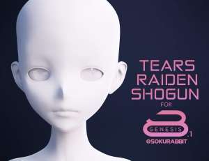 图片[6]-[daz角色] Raiden Shogun For Genesis 8 and 8.1 Female-DAZ爱好者