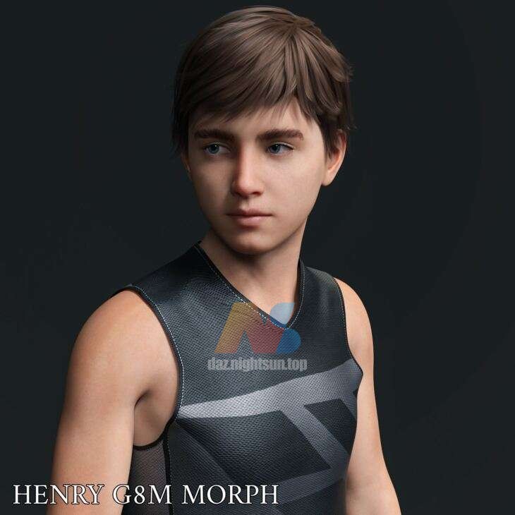 图片[1]-[daz变形] Henry Character Morph For Genesis 8 Males-DAZ爱好者