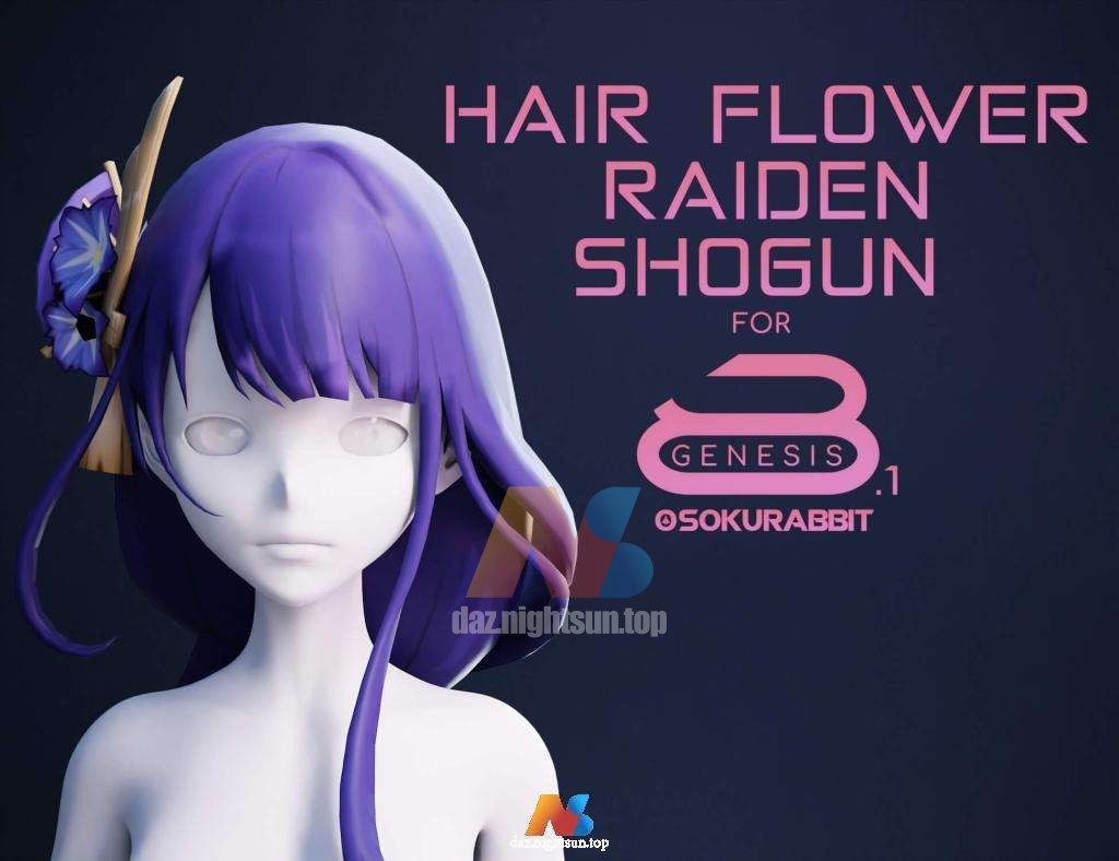 图片[5]-[daz角色] Raiden Shogun For Genesis 8 and 8.1 Female-DAZ爱好者