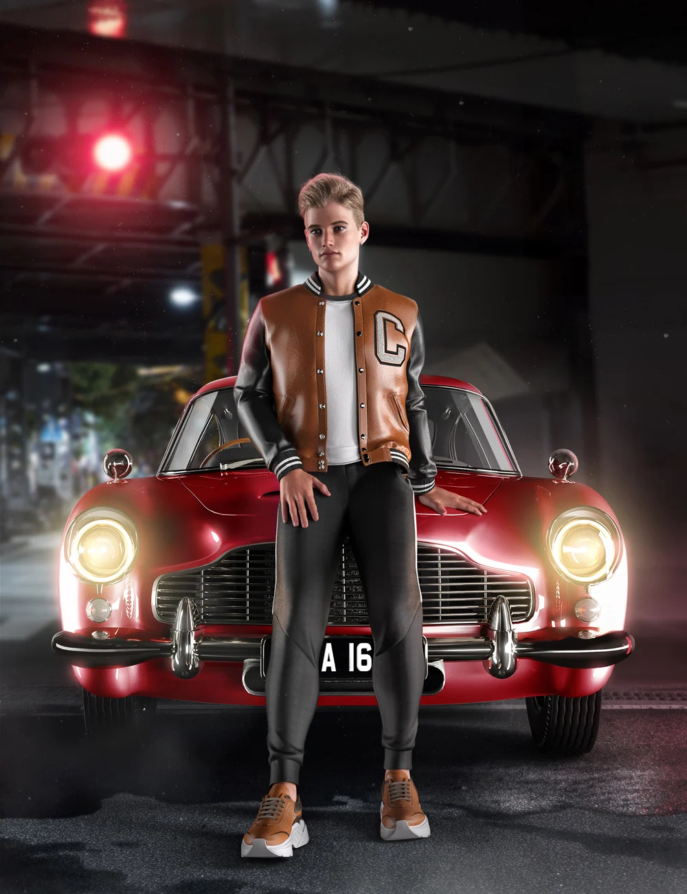 [daz服装] AJC College Times Outfit for Genesis 8 and 8.1 Males-DAZ爱好者