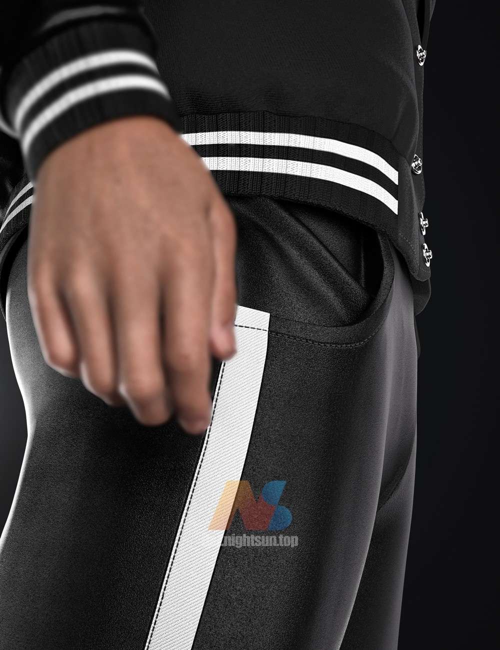 图片[1]-[daz服装] AJC College Times Pants for Genesis 8 and 8.1 Males-DAZ爱好者