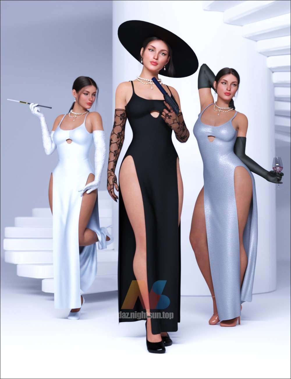 [daz材质] Glam Spy Textures Add-on for Glam Spy Outfit