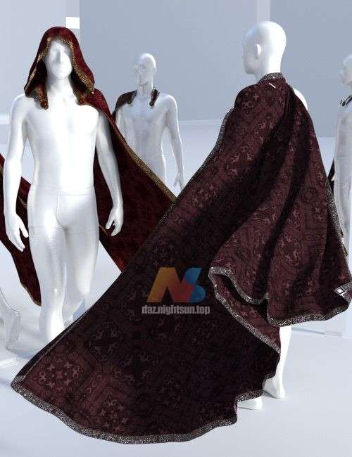 [daz服装] dForce SsC Knight Cloak for Genesis 3 and 8