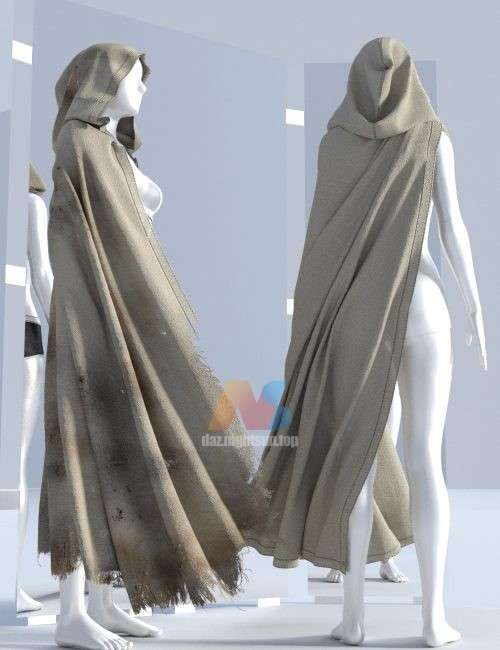 [daz服装] dForce SsC Knight Cloak for Genesis 3 and 8